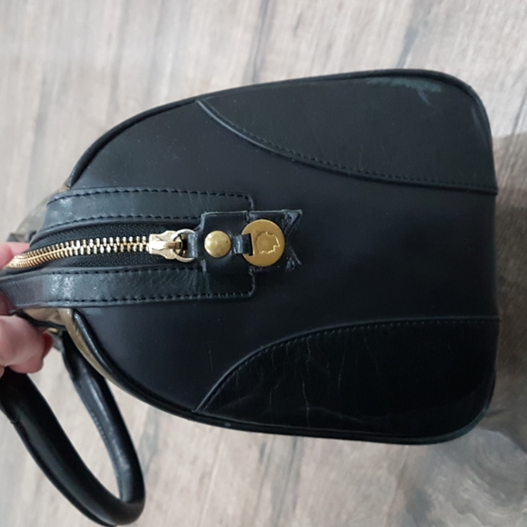 MAYLE Olive & Black Leather Speedy Bag - Picture 3 of 10